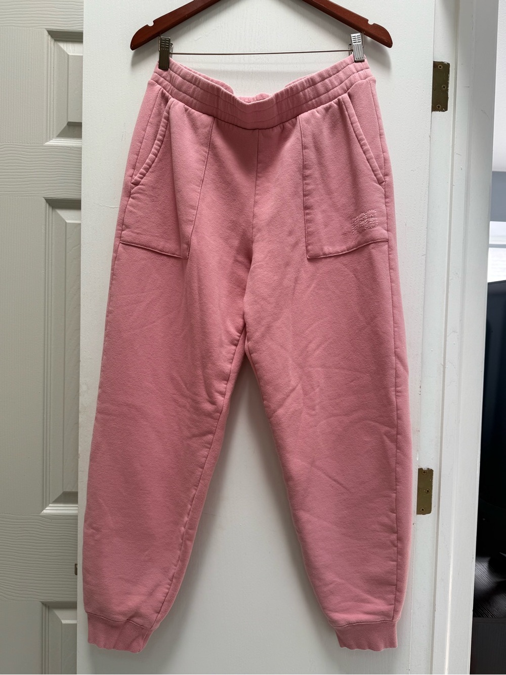 UGG Women's Meela Jogger Pants Mauve Pink Fleece Size Large